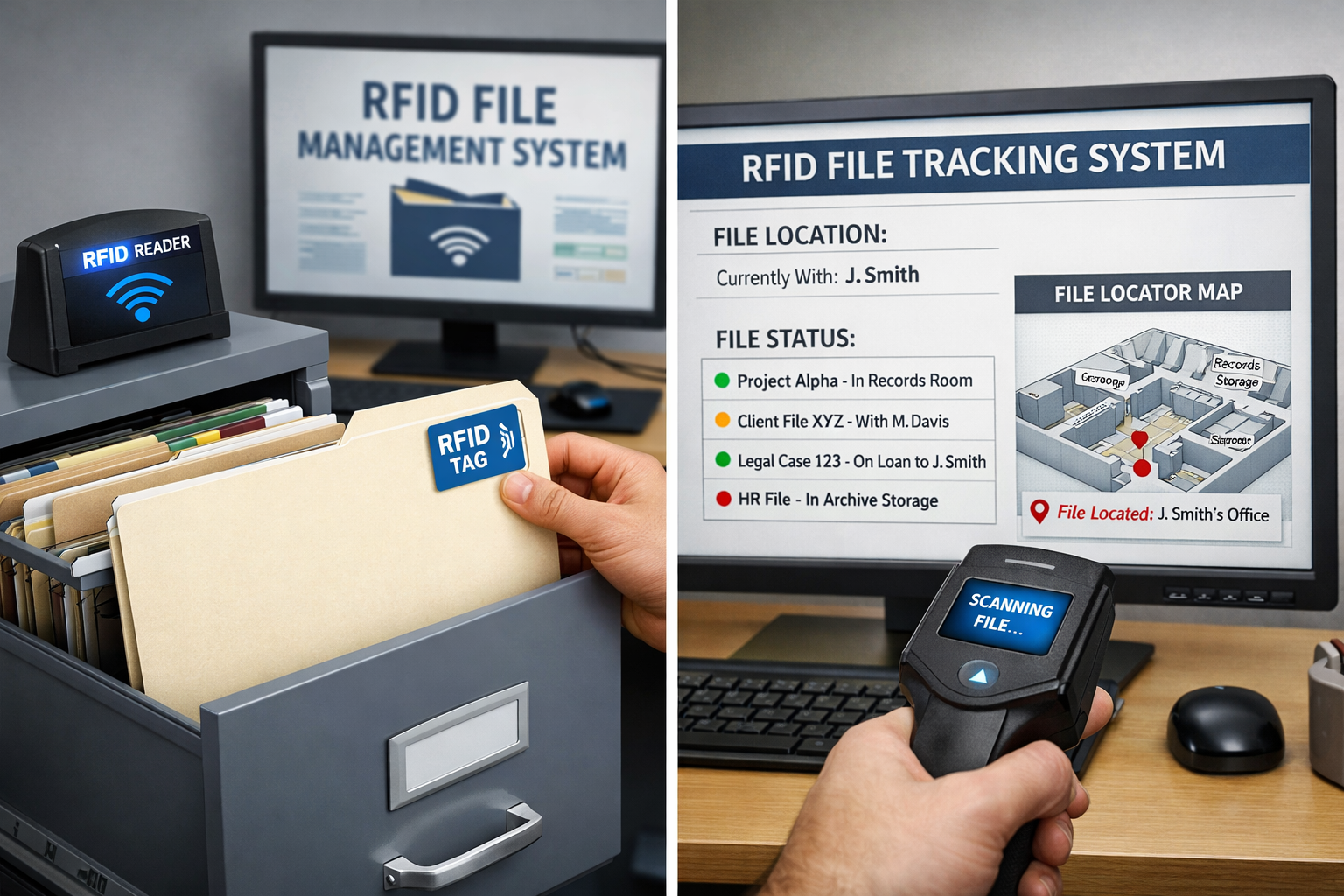 File Management with an RFID-Based Smart Tracking System